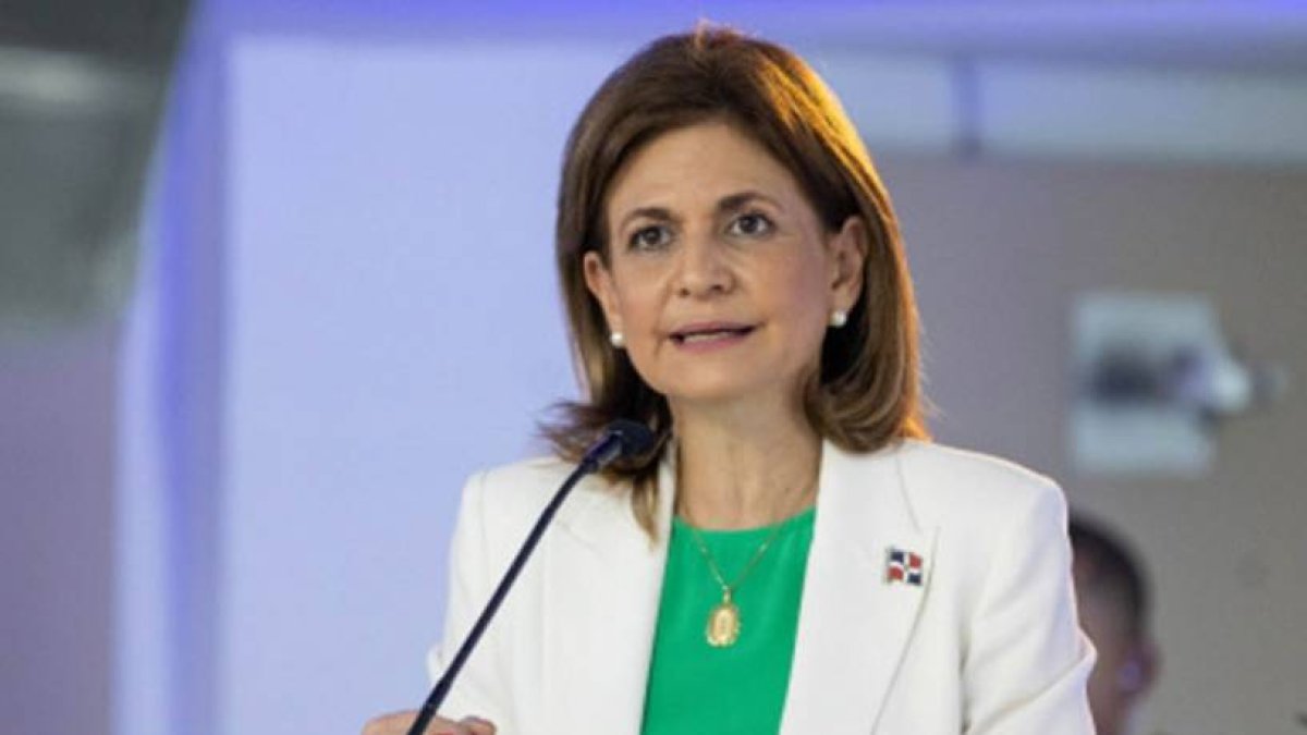 La vicepresidenta de la República, Raquel Peña.