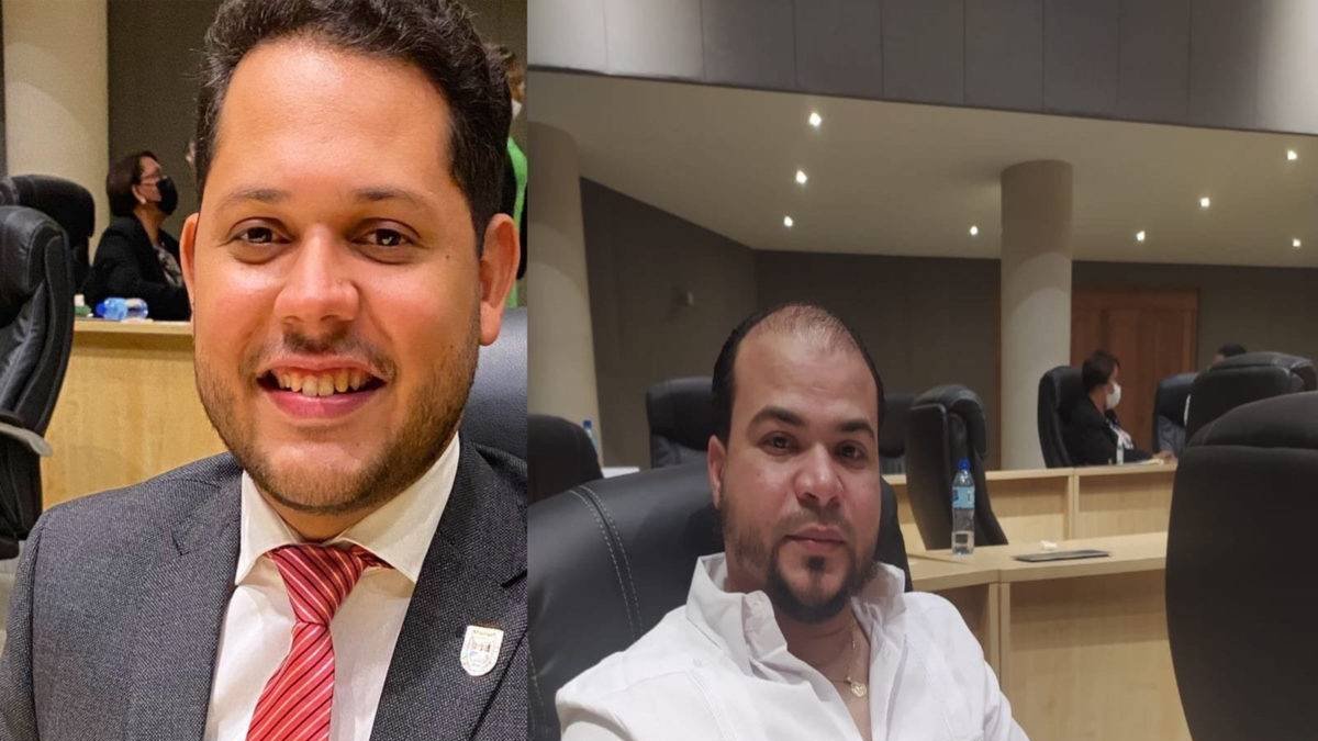 Regidores del municipio Santo Domingo Este, Yamil Fortuna y Juan Arturo Santos.