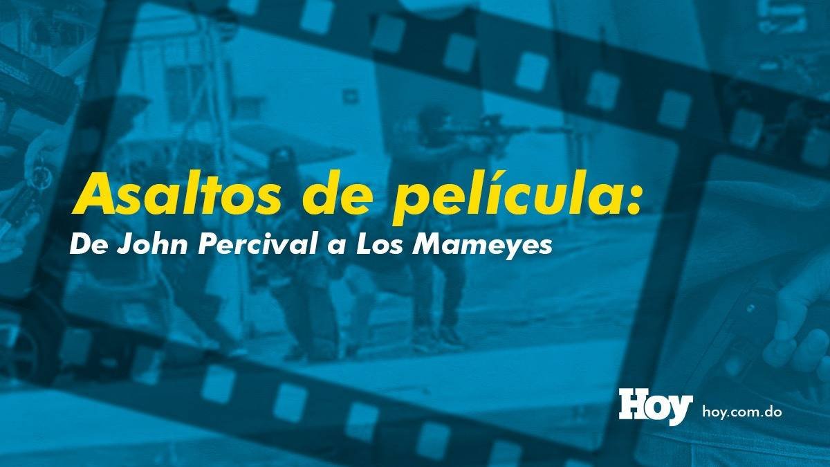 Asaltos de película en República Dominicana desde John Percival a Los Mameyes (Diseño: Kevin Reyes).
