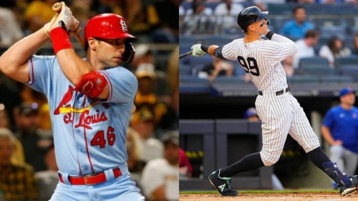 Paul Goldschmidt (Izquierda) y Aaron Judge. Fuente externa.