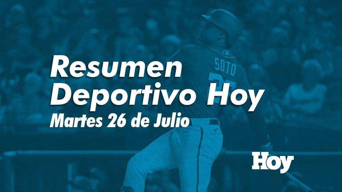 Portada de nuestro resumen deportivo de hoy con Juan Soto de fondo. Diseño: Kevin Reyes.