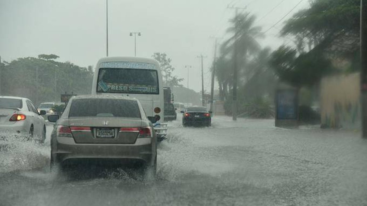 Lluvias en la ciudad.