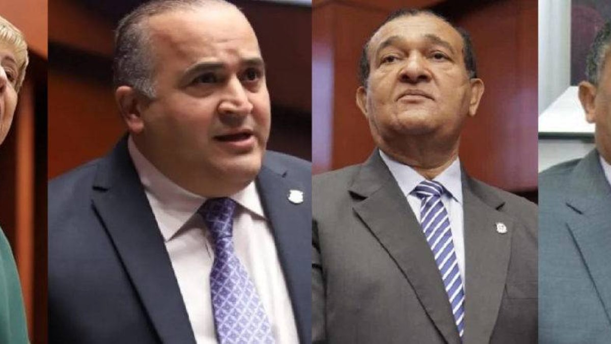 Senadores de diversos partidos políticos tras destituciones del presidente Luis Abinader.