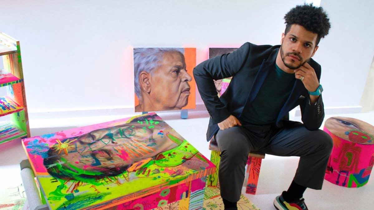 El artista, egresado de la Altos de Chavón, Pedro Troncoso descolla internacionalmente a través de su arte.