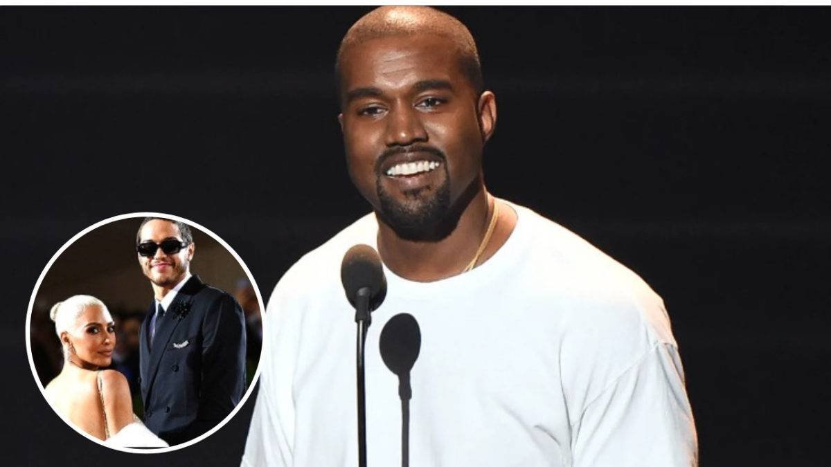 Kanye West se burla de Pete Davidson tras separación con Kim Kardashian