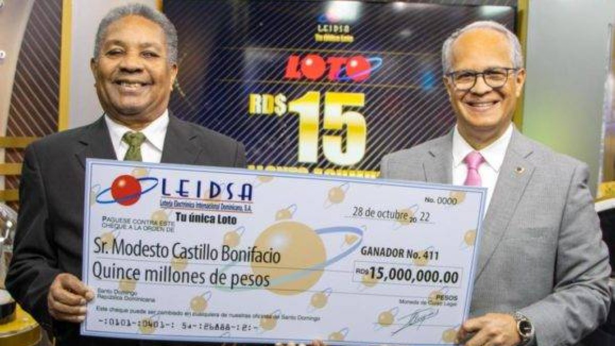Leidsa: Modesto, el agrimensor que se sacó 15 millones en la loto