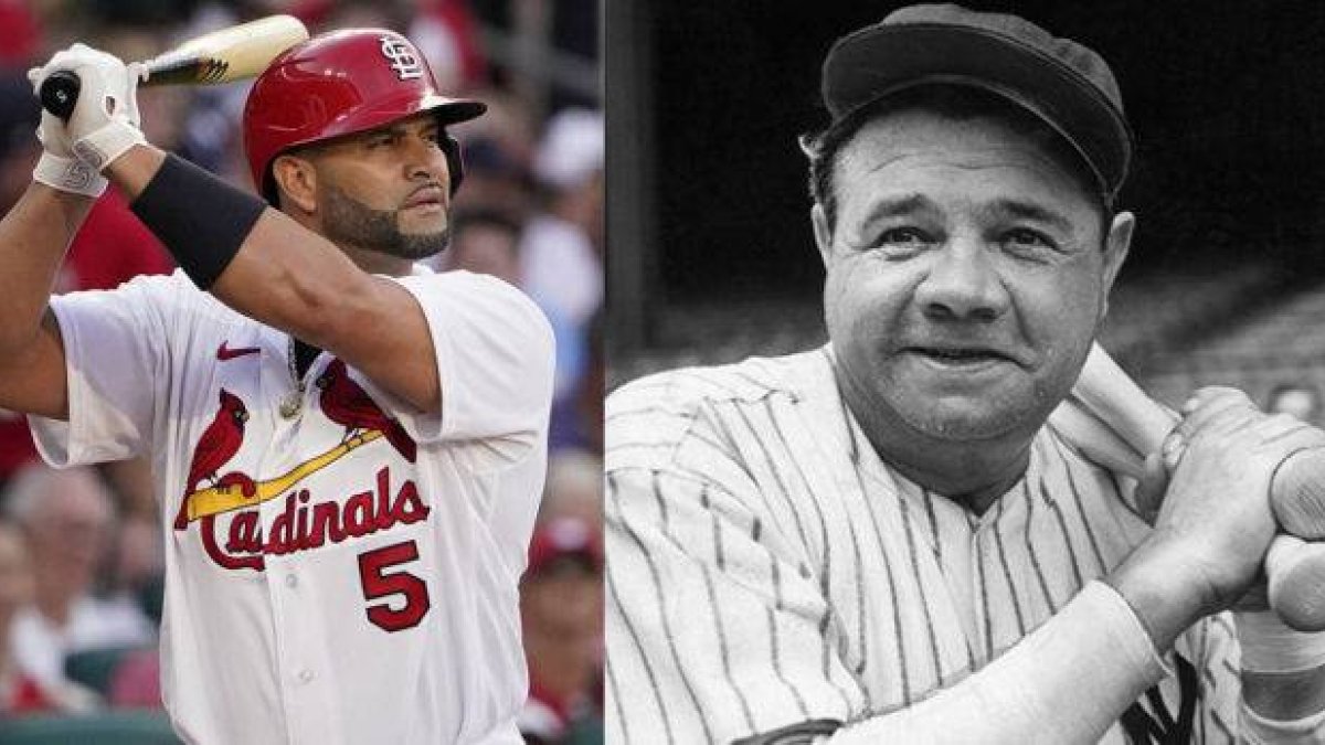 Albert Pujols y Babe Ruth