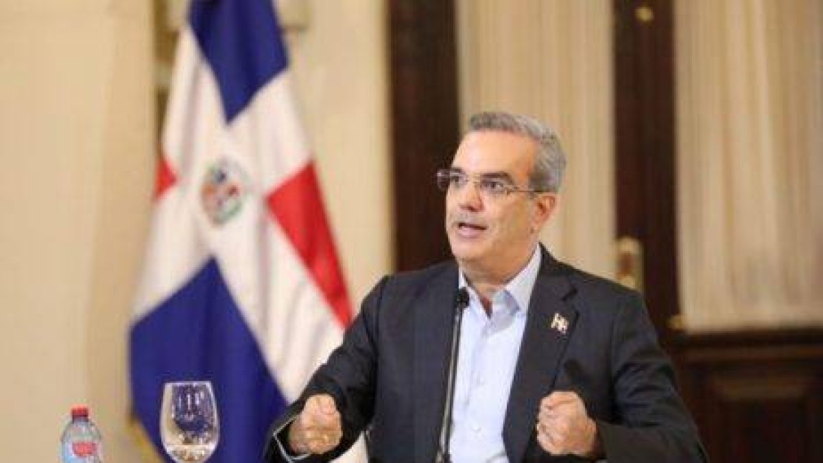 Luis Abinader, presidente de la República Dominicana.