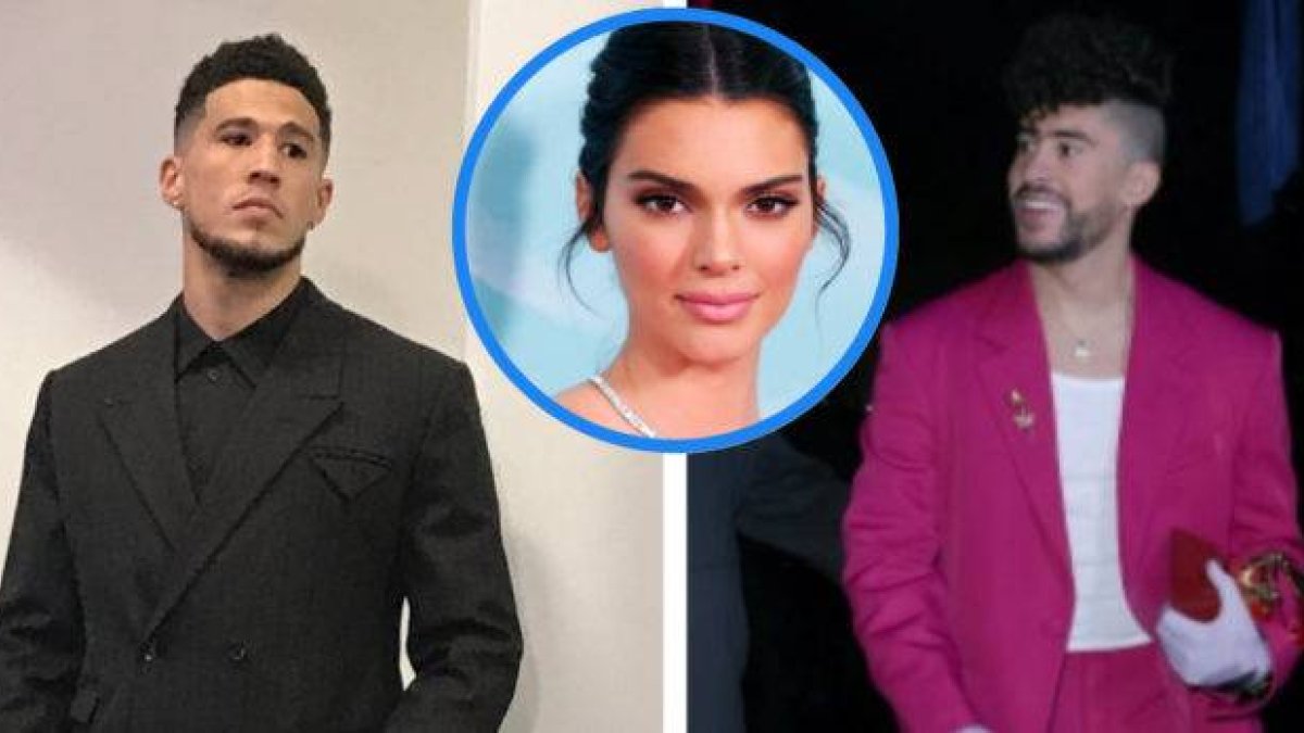 Devin Booker, Kendall Jenner  y Bad Bunny