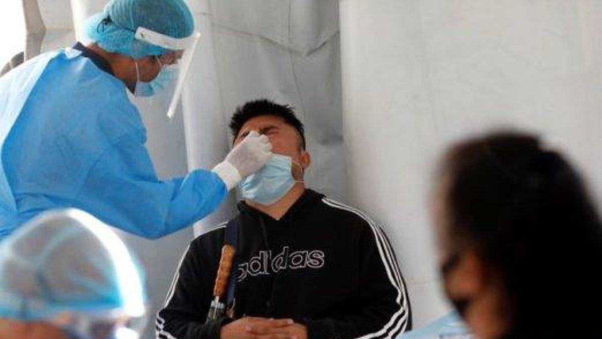 Aplicación prueba covid (foto archivo).