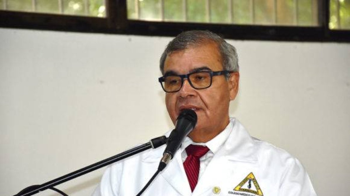 Senén Caba, presidente del gremio que agrupa a los médicos.