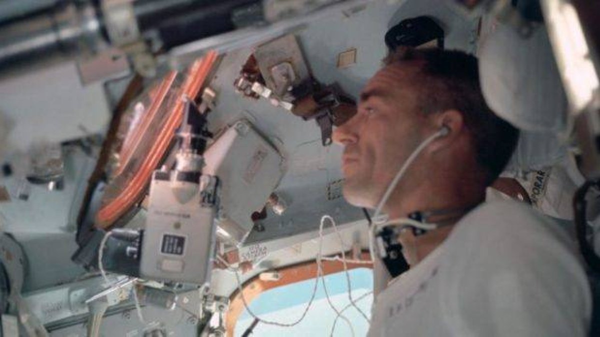 Muere el astronauta Walter Cunningham, el último superviviente del Apolo 7. Fuente externa.