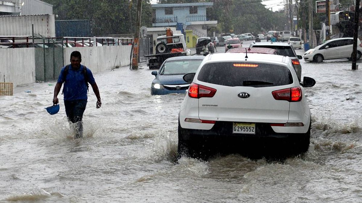 Aguaceros en República Dominicana