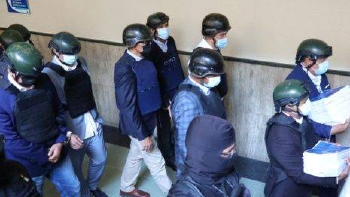 Involucrados en caso Calamar. Archivo.