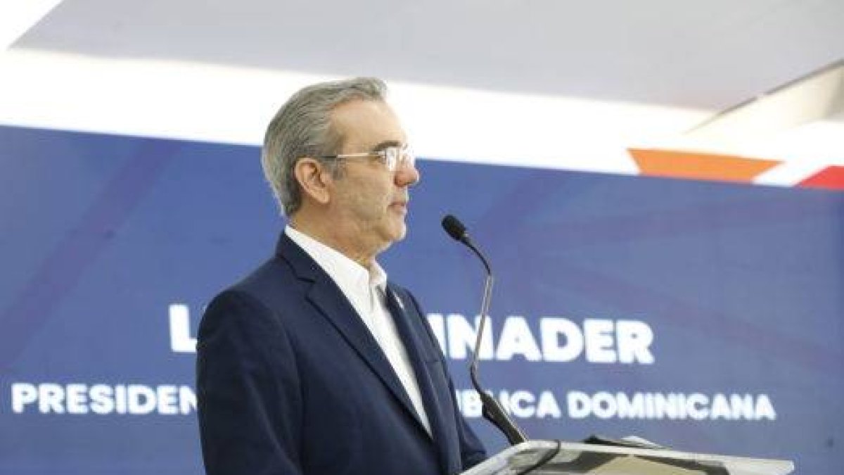 Luis Abinader, presidente de la República Dominicana.