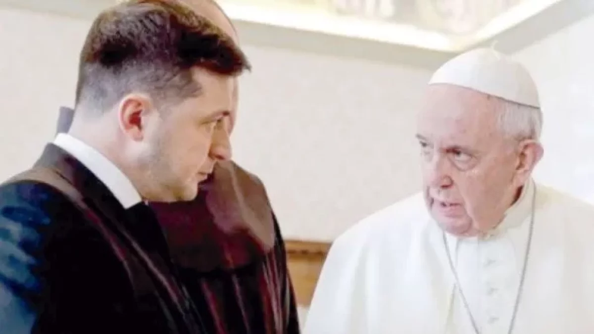 Zelenski llega al Vaticano para reunirse con el papa Francisco