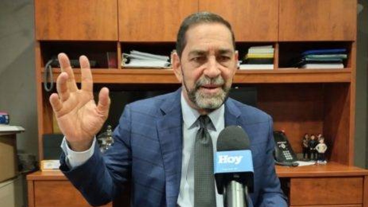 Eligio Jáquez, miembro de la Dirección Ejecutiva del PRM (Foto: Joel Suero).