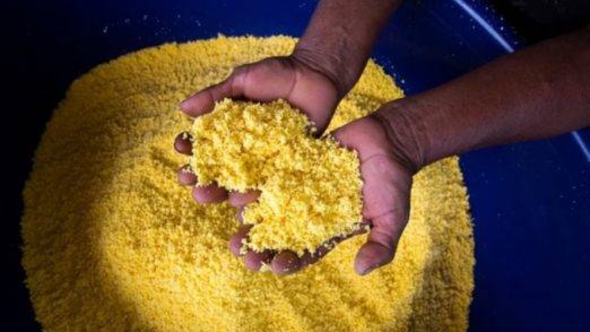 Fariña de yuca.Fuente externa.