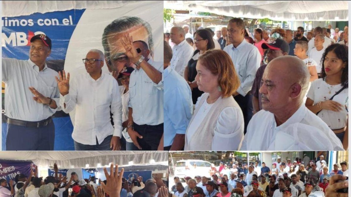 Juan Rosa juramenta movimiento de apoyo a Abinader en Elias Piña