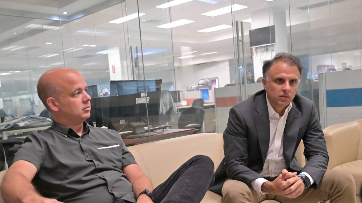 Ángel Rosario y José Grateraux, fundadores del Foro Caribe Naranja