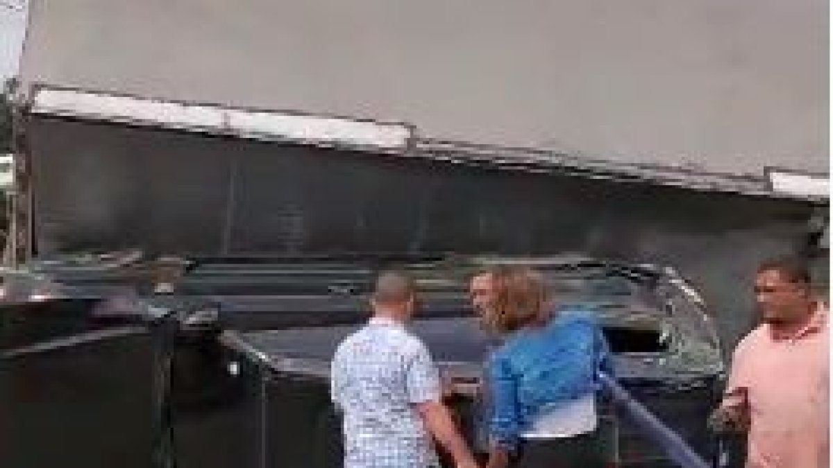 Al menos tres lesionados en accidente de tránsito en carretera Santiago-Navarrete