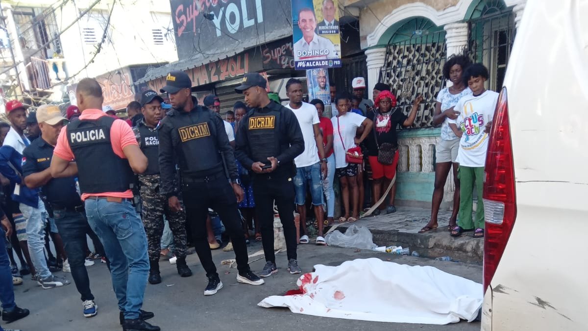 Balacera en la 42 de Capotillo deja al menos un muerto. FOTO FUENTE EXTERNA