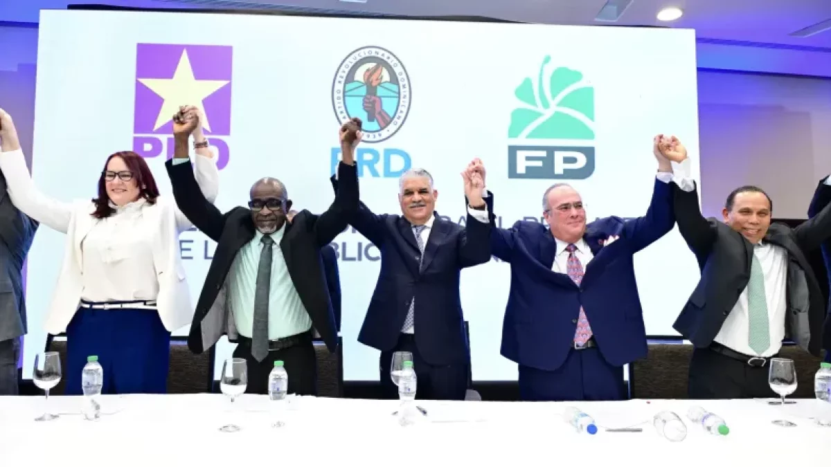 Alianza Rescate RD, unión de la oposición para cargos de elección popular. (Foto de archivo).