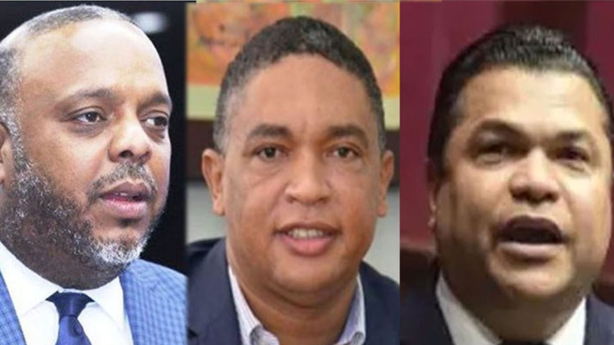 Diputado Luis Hénríquez. Senador Yván Lorenzo. y Diputado Tobia Crespo