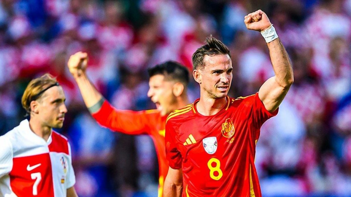 Fabián Ruiz protagonista donde España vence a Croacia.