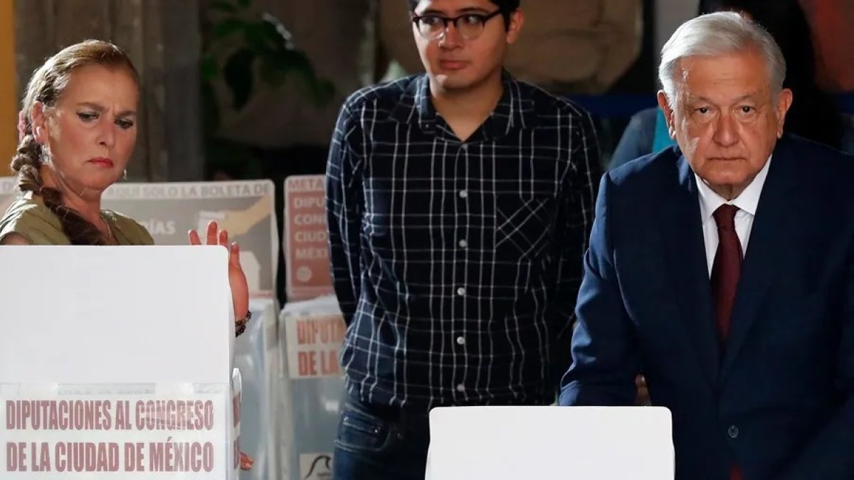 Elecciones en México: el presidente, Andrés López Obrador, ya votó