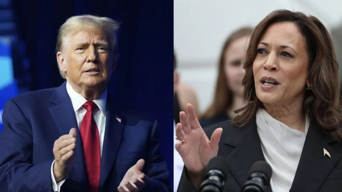 Donald Trump y Kamala Harris (Fuente externa)
