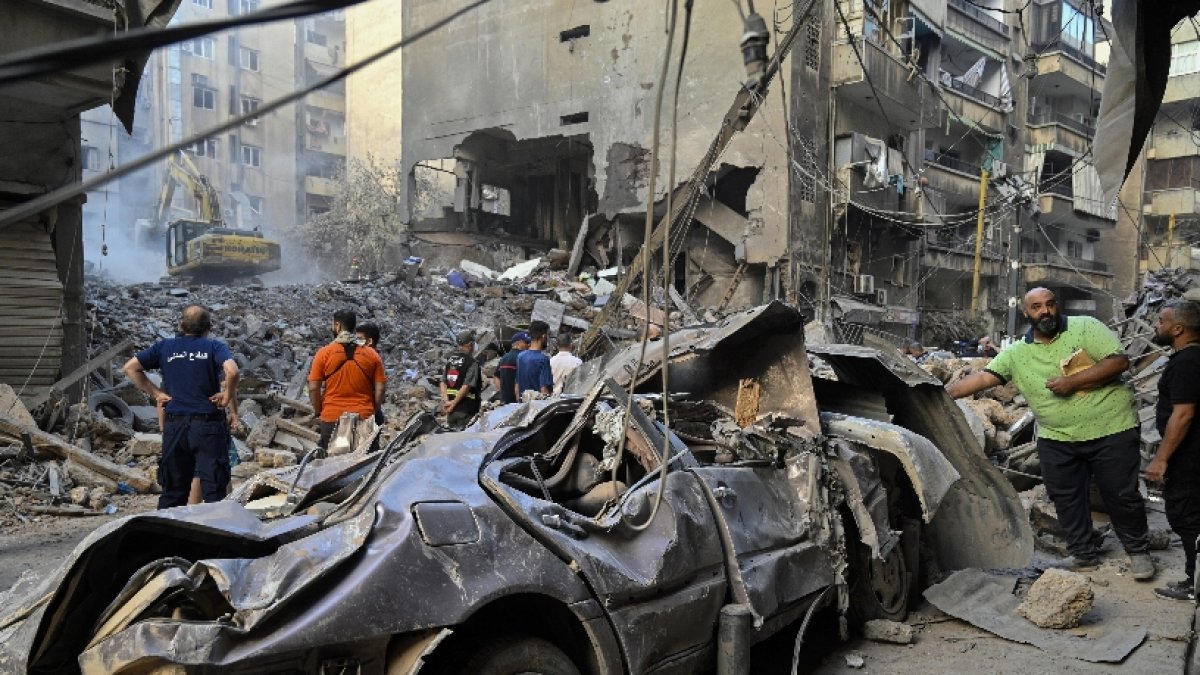 Barrio destruido por Israel en Beirut, Líbano. EFE