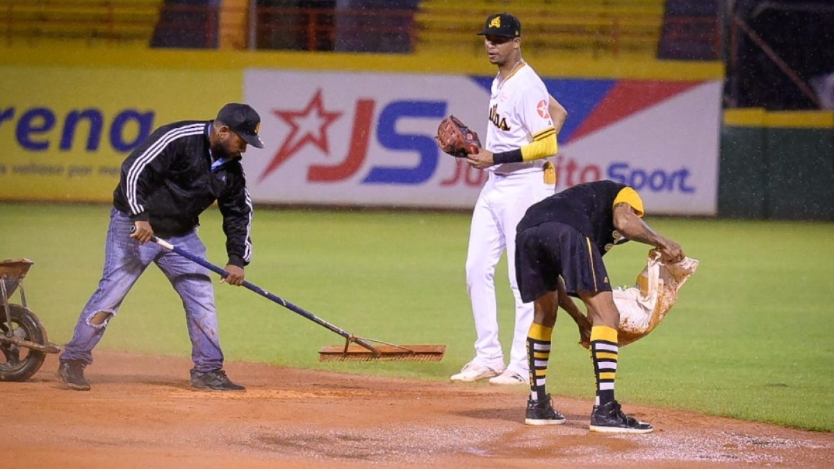 Las condiciones del terreno de juego no eran las mejores.