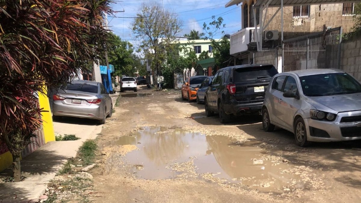 Calle Juan Marichal de Los Tanquecitos.