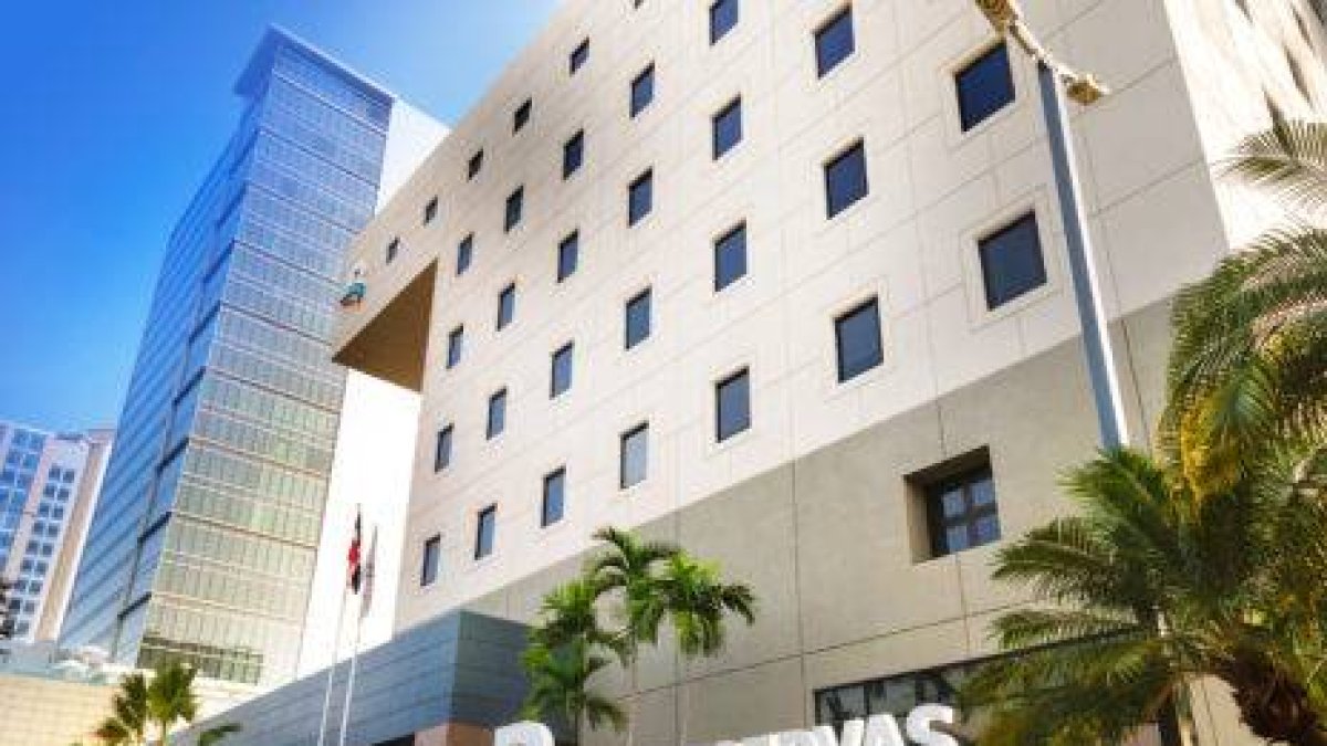La sede principal del Banco de Reservas