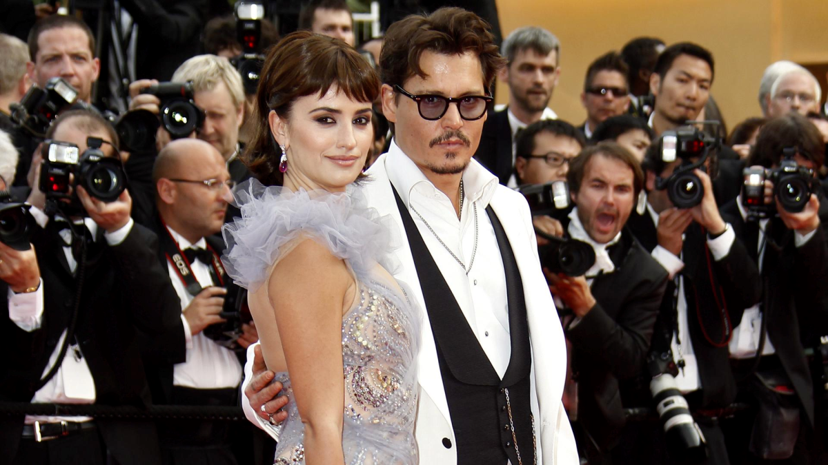 Penélope Cruz y  Johnny Depp