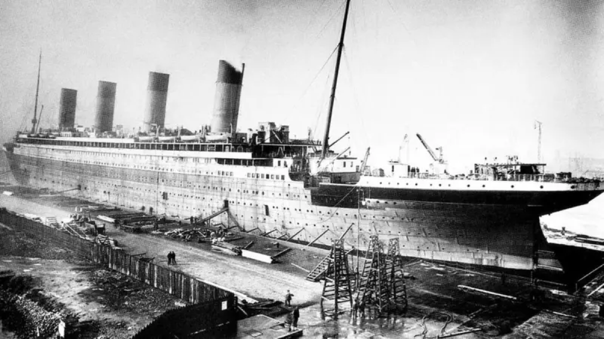 El Titanic fue construido en un astillero en Belfast, Irlanda del Norte. Guetty Images