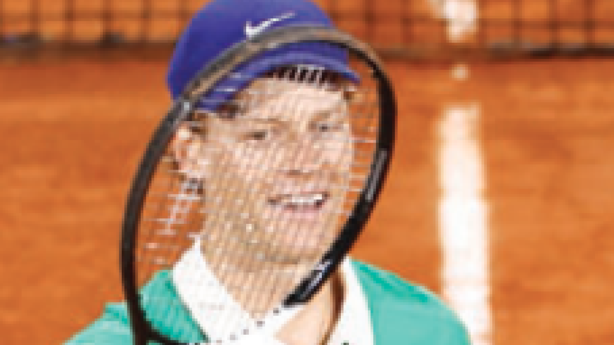 Jannik Sinner, sonrie.