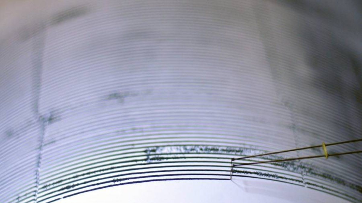 Un sismógrafo que registra la magnitud de un terremoto. EFE/Ulises Rodríguez/Archivo