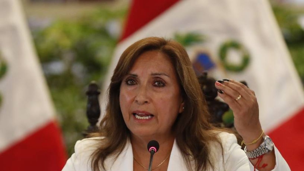 Foto de archivo de Dina Boluarte, presidenta Perú. EFE