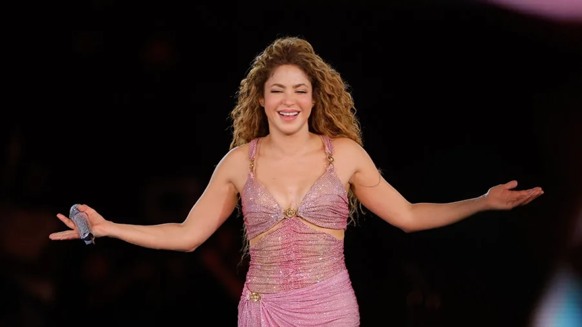 La cantante colombiana Shakira durante una presentación de su gira ‘Las Mujeres Ya No Lloran World Tour’ en Argentina. EFE/ Juan Ignacio Roncoroni
