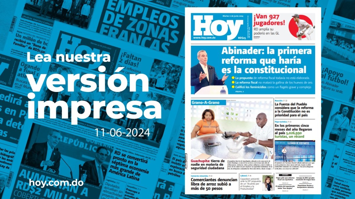 Edición impresa, martes 11 de junio de 2024