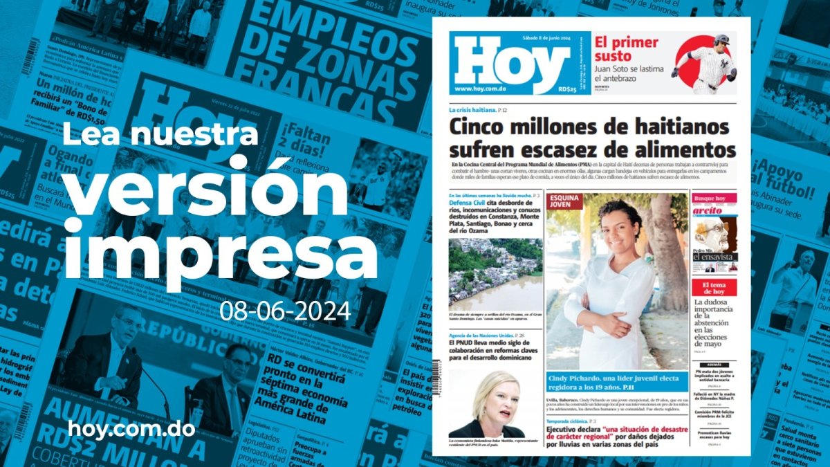 Edición impresa, sábado 08 de junio de 2024