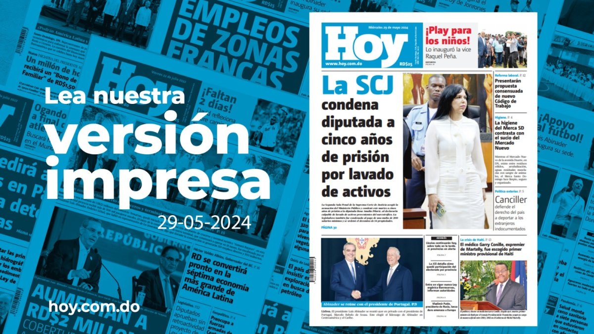 Edición impresa, miércoles 29 de mayo de 2024