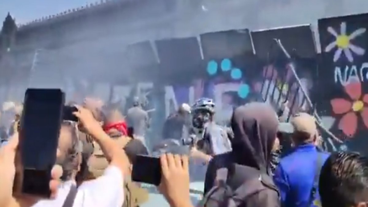 Manifestantes en México. Créditos. Infobae-Google