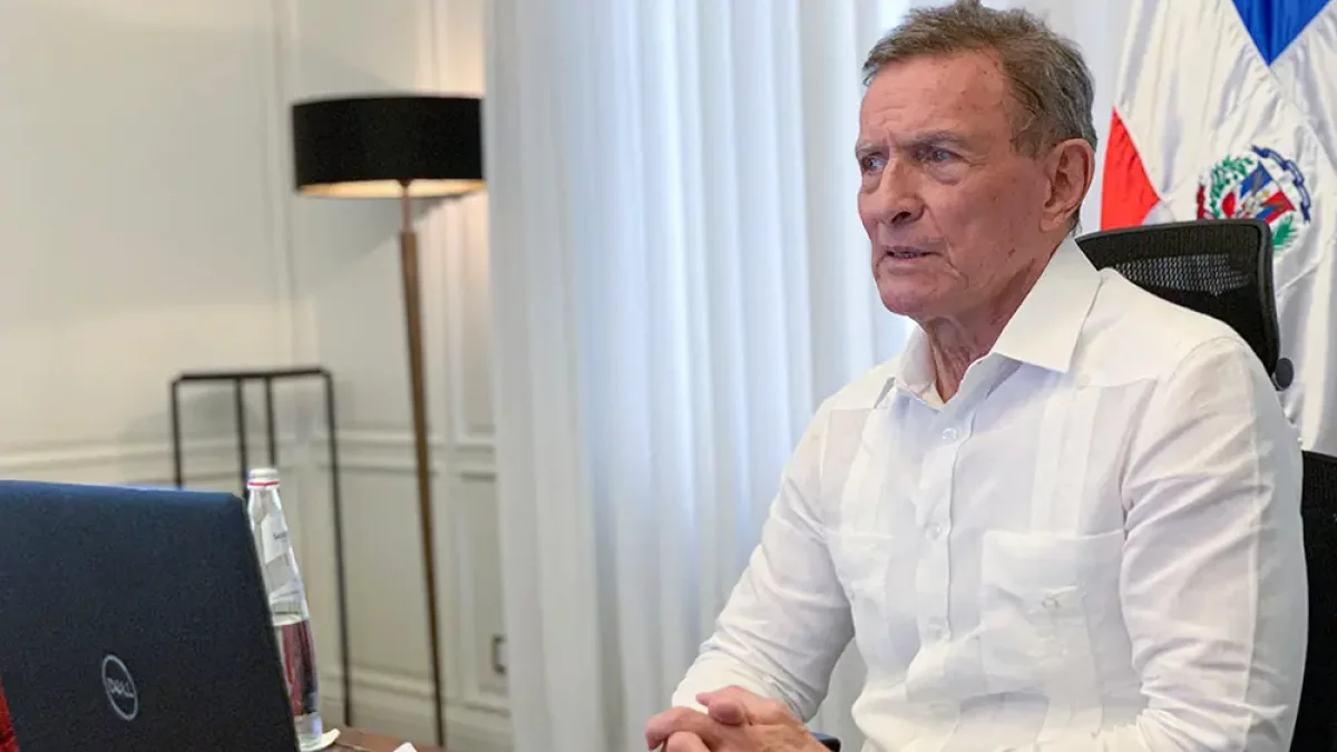 Roberto Álvarez Gil, ministro de Relaciones Exteriores de la República Dominicana.