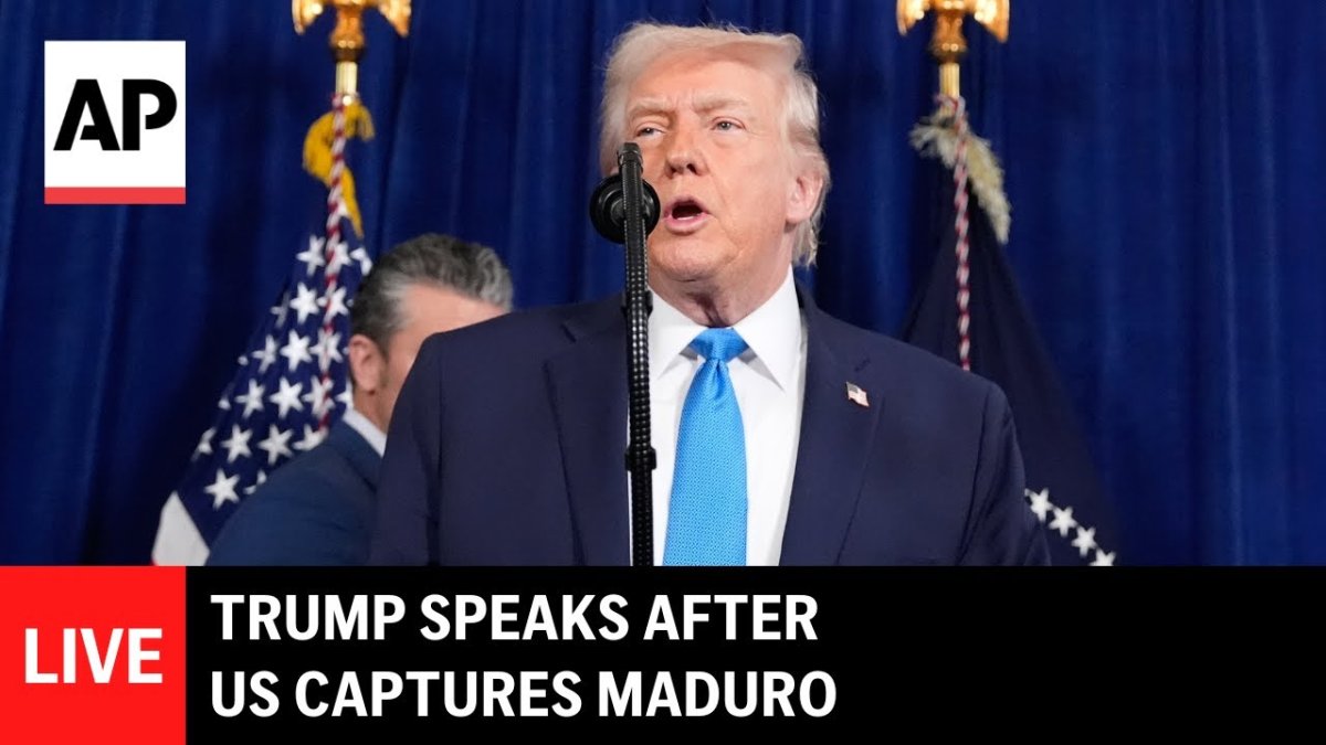 Watch live as President Donald Trump holds a news conference. The United States hit Venezuela with a “large-scale strike” early Saturday and said its president had been captured and flown out of the country — an extraordinary nighttime operation announced by Trump on social media hours after the attack.