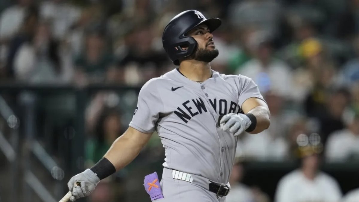 Jasson Domínguez bateó jonrón en la victoria Yankees.