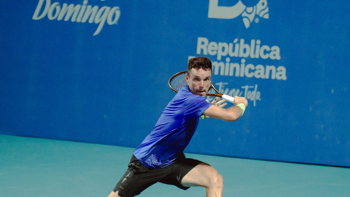El español Roberto Bautista Agut durante su duelo contra el belga David Goffin.