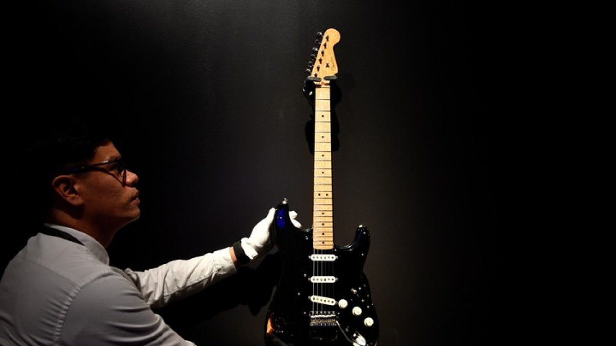 Qué hace única la Black Strat de Gilmour, subastada en Christie’s